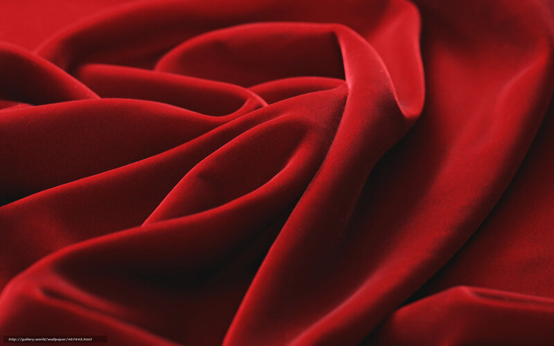 Red Velvet Fabric — Dramatic