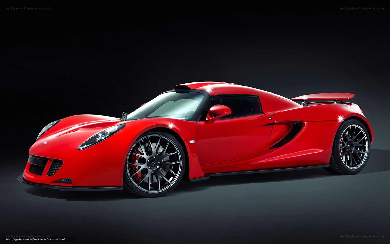 Red Venom sports car