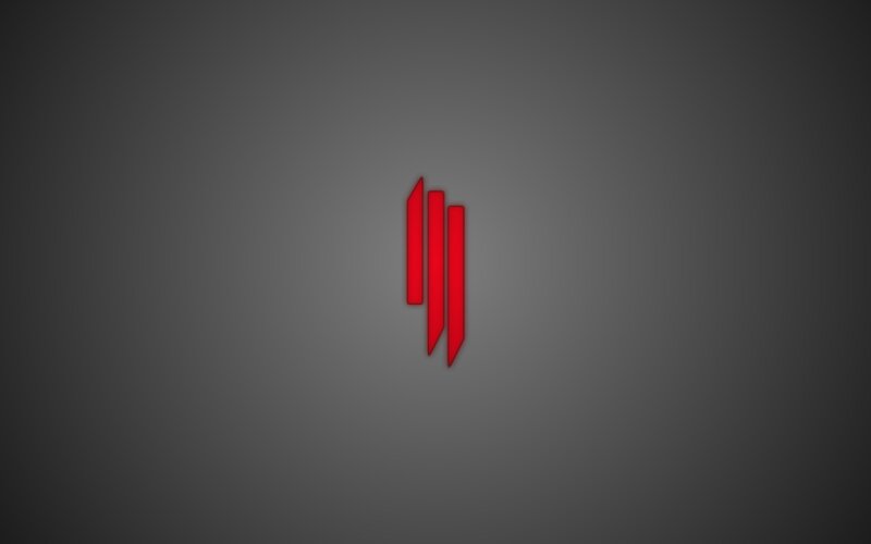 red vertical bars logo