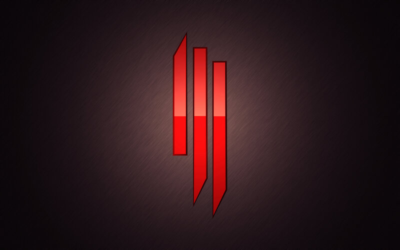 red vertical bars logo