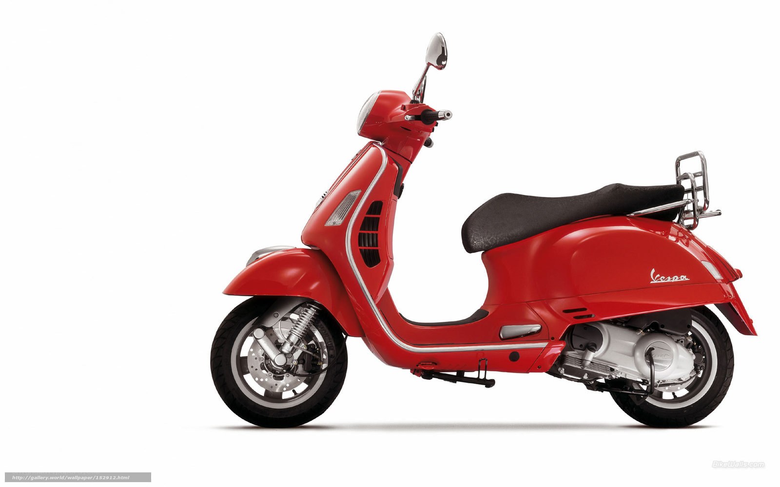 Red Vespa scooter