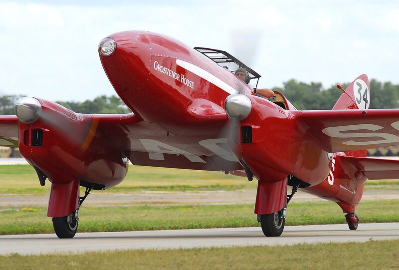 Red Vintage Airplane — Calm