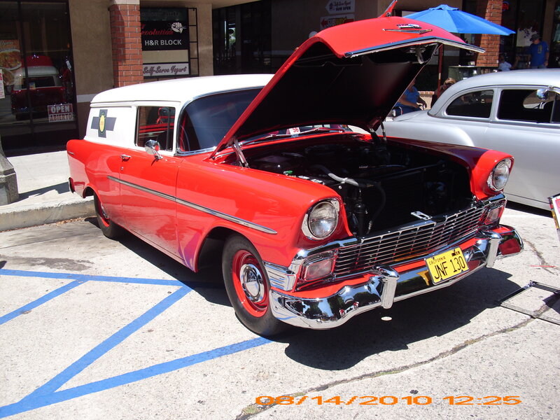 Red Vintage Ambulance Car