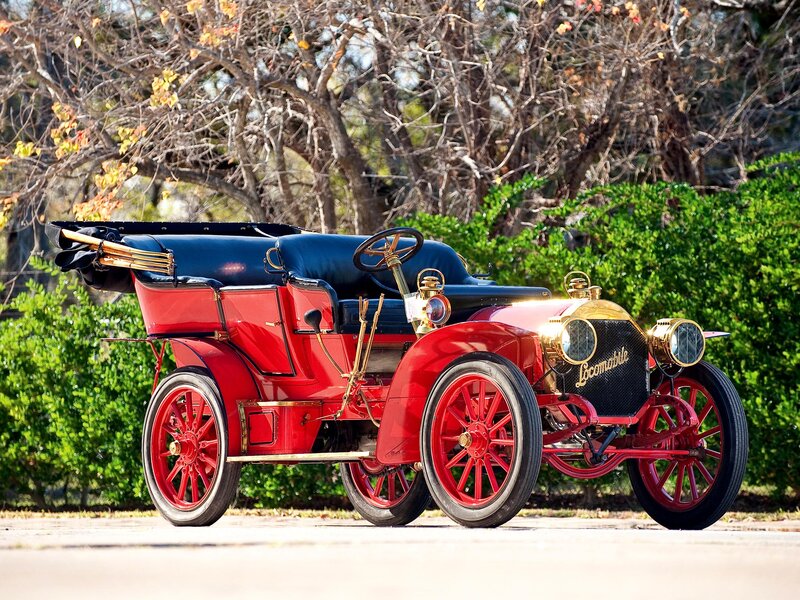 Red Vintage Automobile — Serene