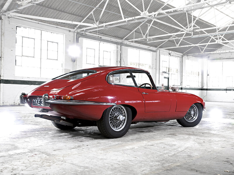 Red Vintage Car — Dramatic, Photograph, Warehouse