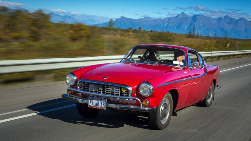 Red Vintage Car — Dynamic, Afternoon, Photograph