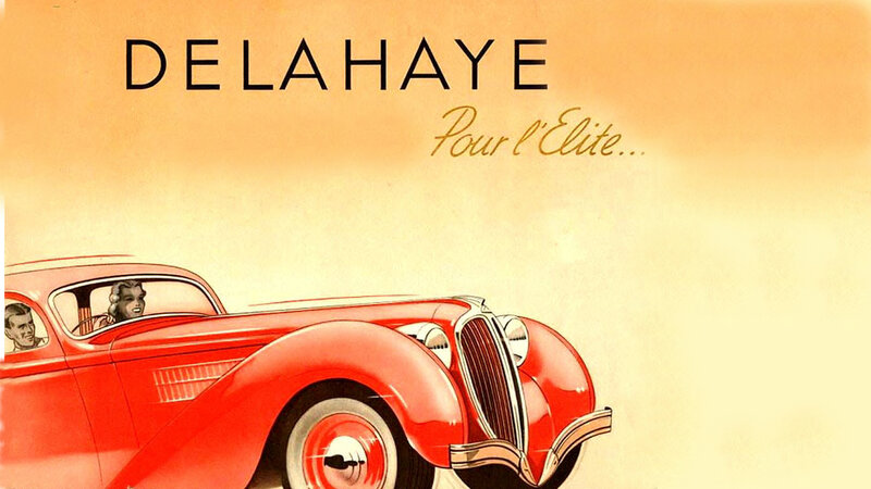Red Vintage Car — Elegant