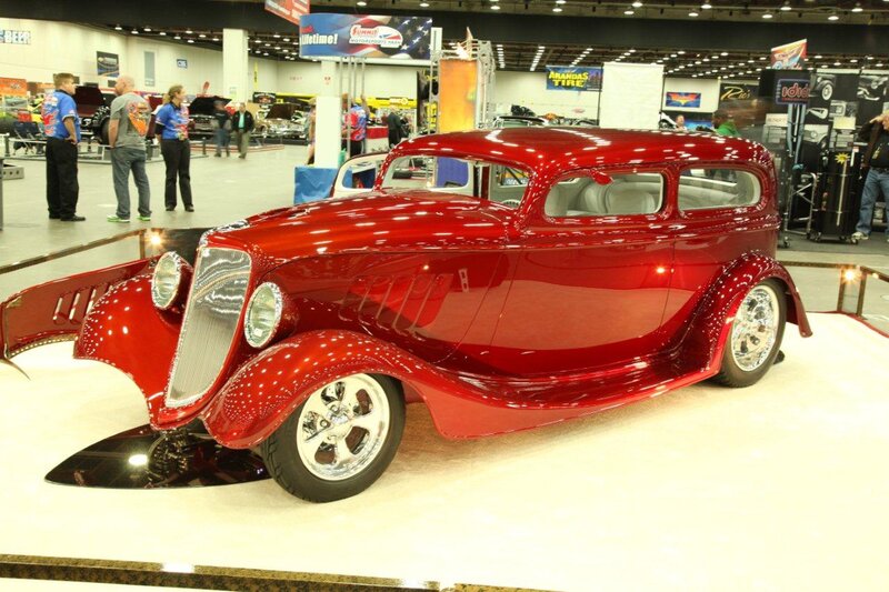 Red Vintage Car — Neutral, Photograph