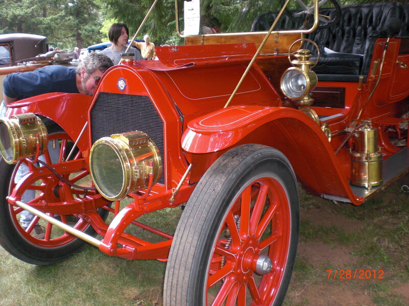 Red Vintage Car — Outdoor, Summer