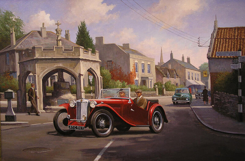 Red Vintage Car — Peaceful