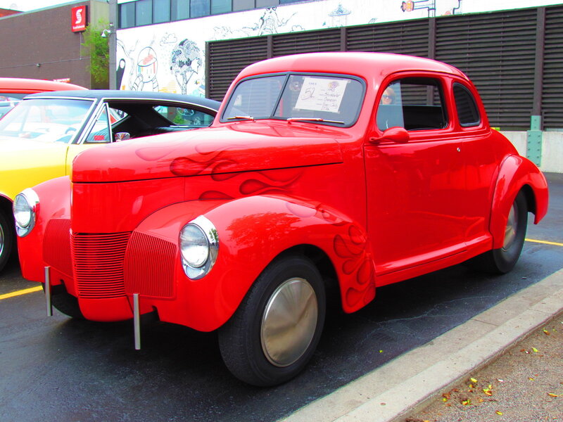 Red Vintage Car — Showcase, Afternoon