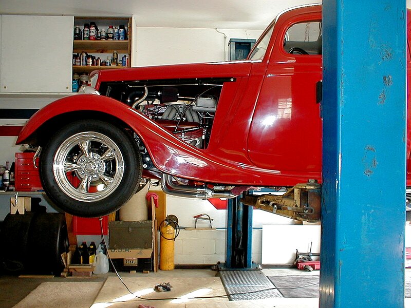 Red Vintage Car — Workshop
