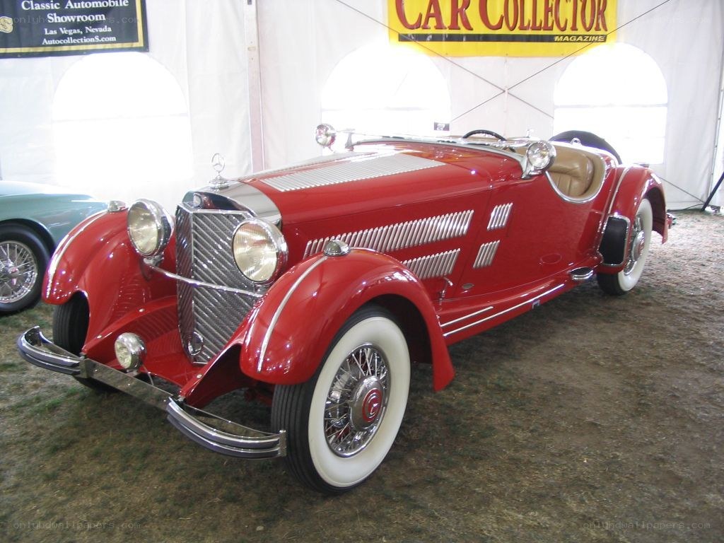 Red vintage convertible car