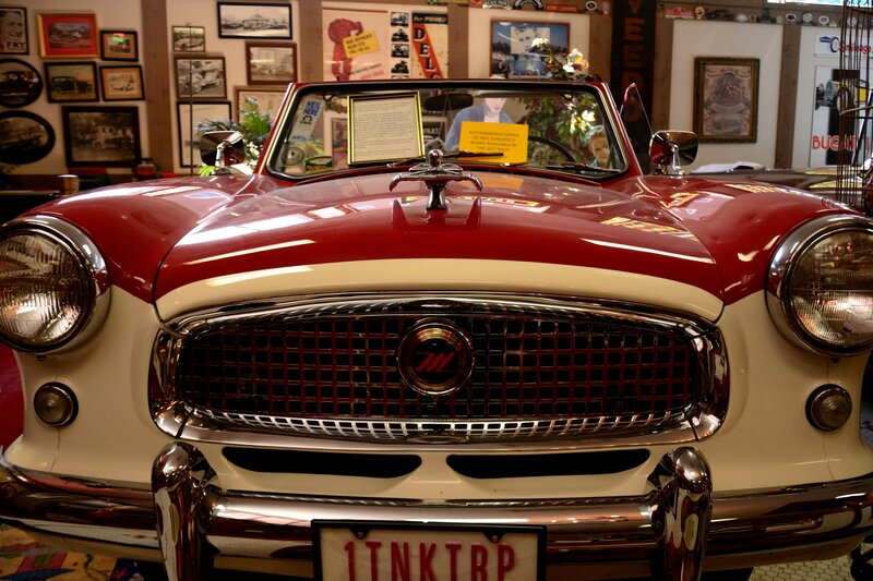 Red Vintage Convertible Car — Nostalgic, Photograph