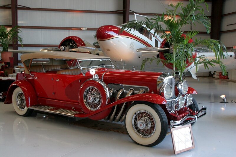 Red Vintage Convertible Car — Showcase