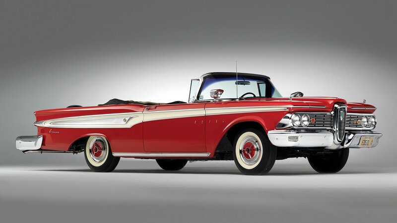 Red Vintage Convertible — Classic, Photograph