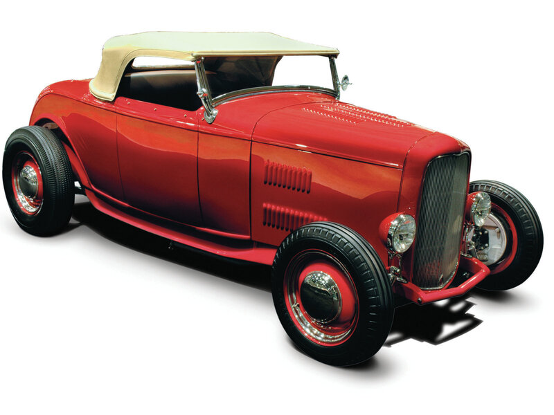 Red Vintage Convertible — Classic