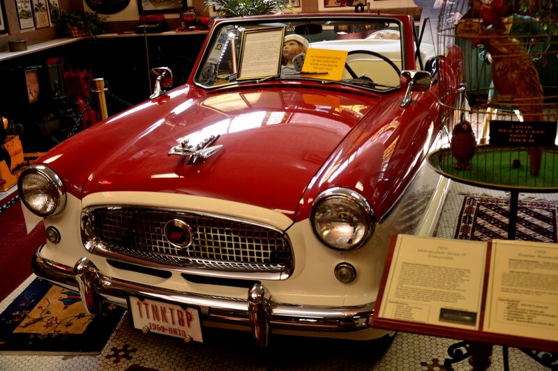 Red Vintage Convertible — Nostalgic