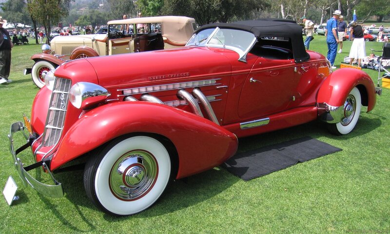 Red Vintage Convertible — Outdoor