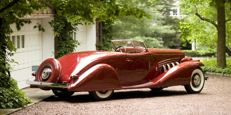 Red Vintage Convertible
