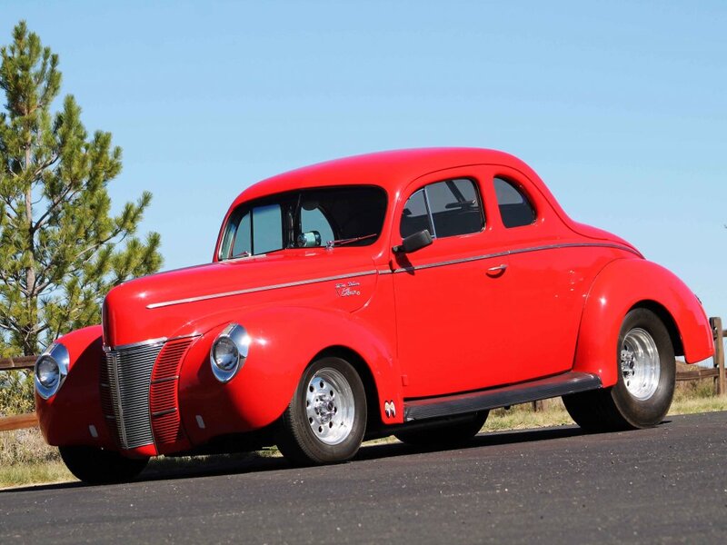 Red Vintage Coupe — Serene
