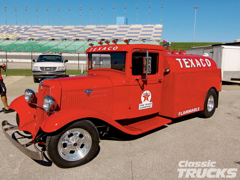 Red Vintage Fire Truck — Outdoor