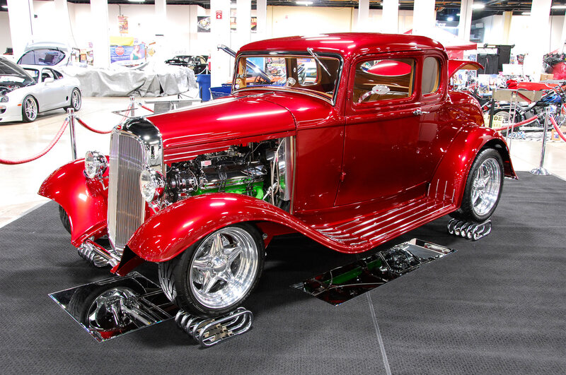 Red Vintage Hot Rod — Showcase