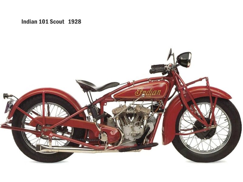Red Vintage Motorcycle — Neutral, Photograph