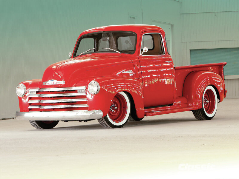 Red Vintage Pickup Truck — Classic