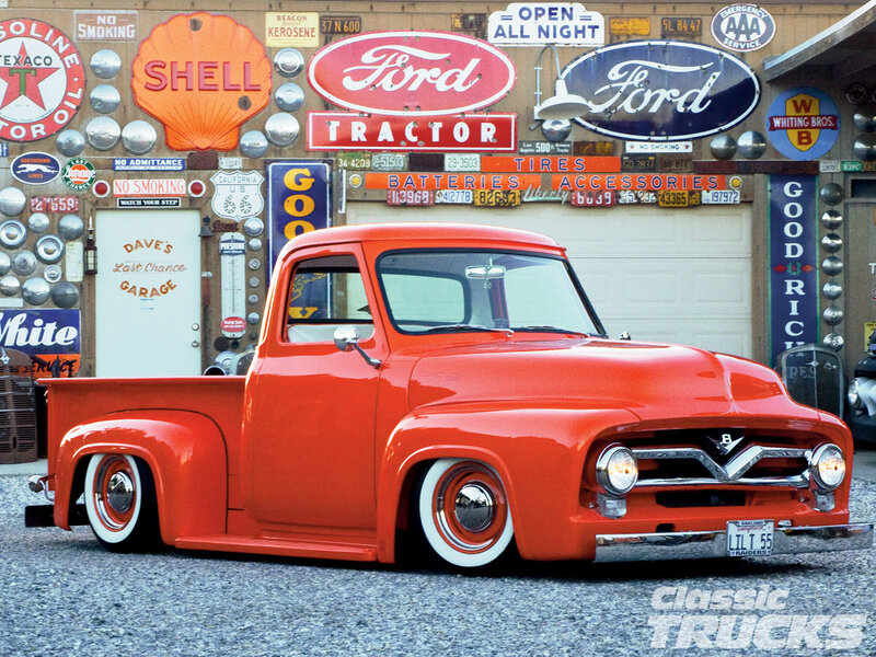 Red Vintage Pickup Truck — Nostalgic