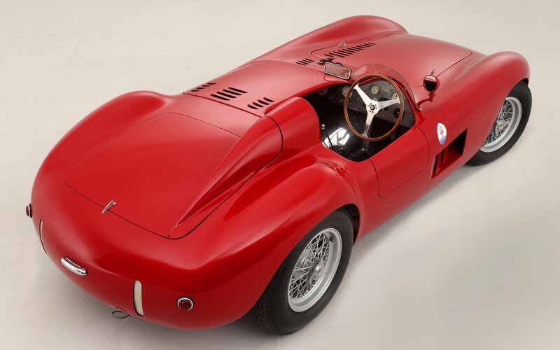Red Vintage Race Car — Classic, Photograph