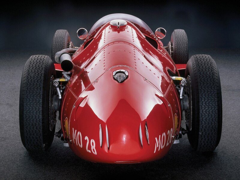 Red Vintage Race Car — Dramatic, Photograph, Wheels, Tires
