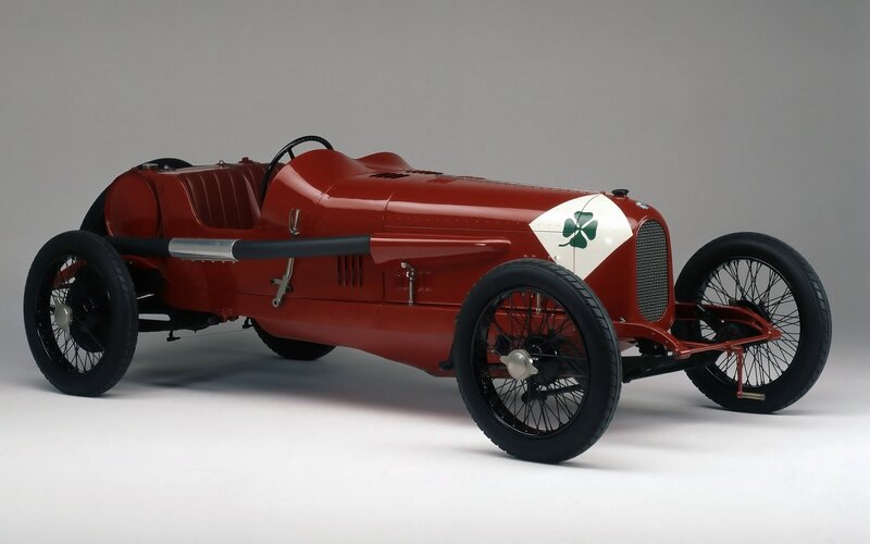Red Vintage Race Car — Neutral, Photograph