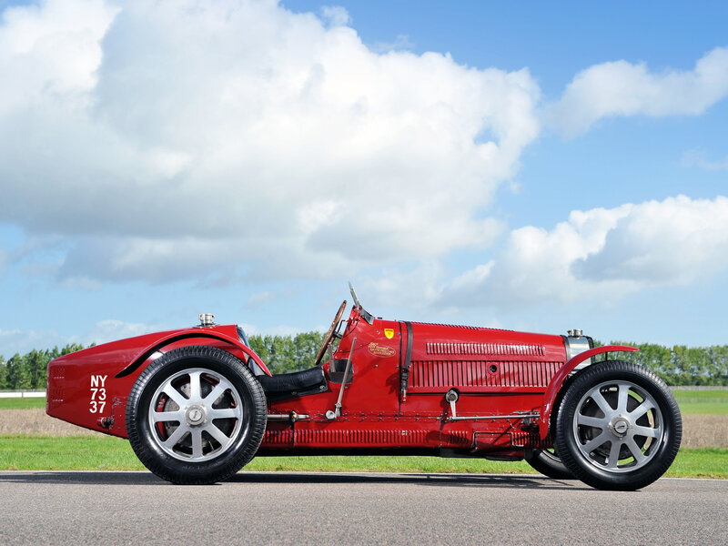 Red Vintage Race Car — Serene, Afternoon