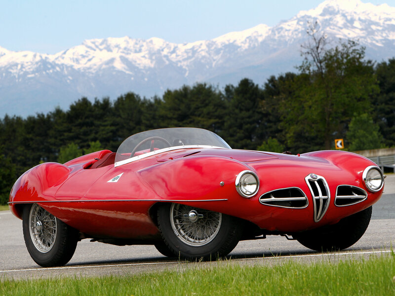 Red Vintage Race Car — Serene
