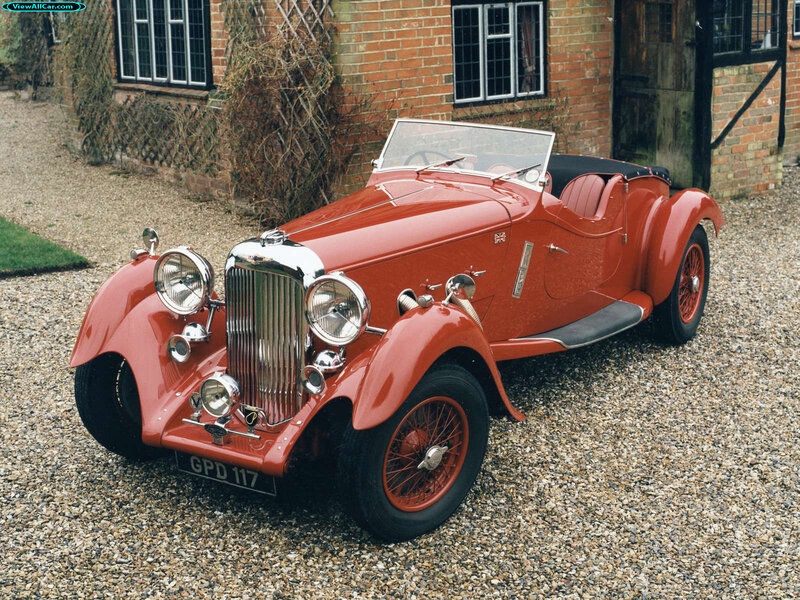 Red Vintage Roadster — Calm
