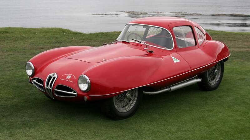Red Vintage Sports Car — Serene, Photograph