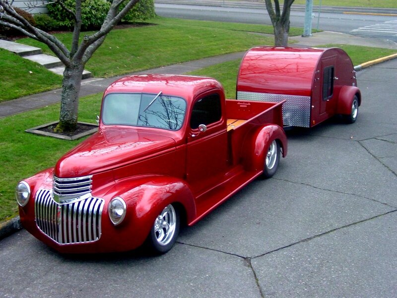 Red Vintage Truck — Calm
