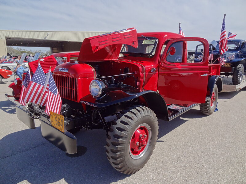 Red Vintage Truck — Patriotic