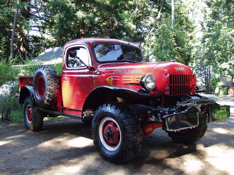 Red Vintage Truck — Serene