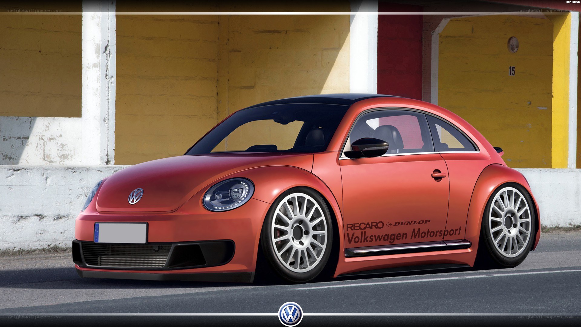 red volkswagen beetle car