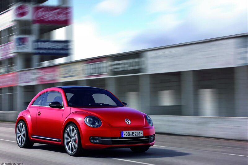 Red Volkswagen Beetle — Dynamic