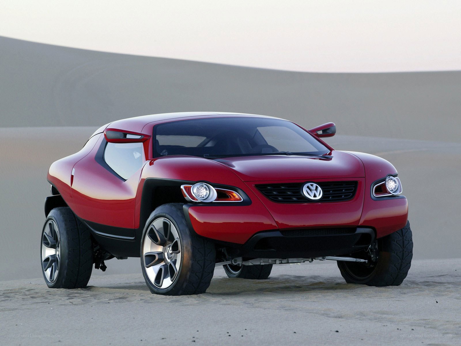 Red Volkswagen concept car