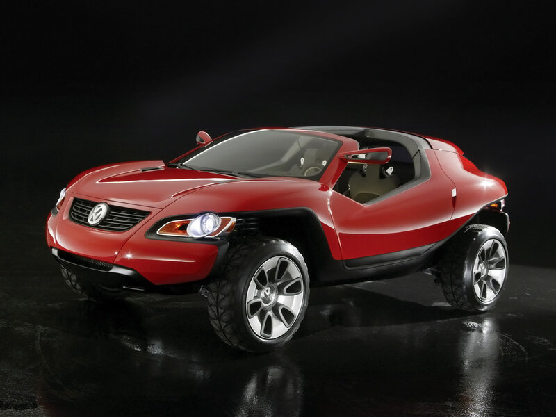 Red Volkswagen Concept Car