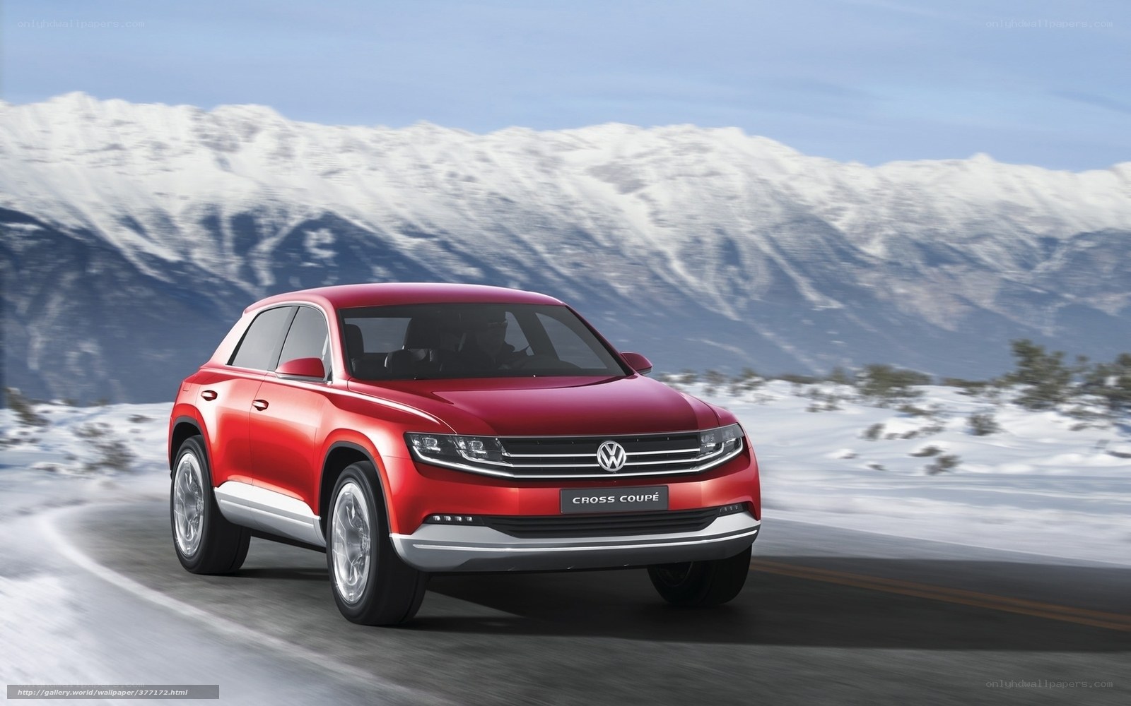 Red Volkswagen Cross Coupe