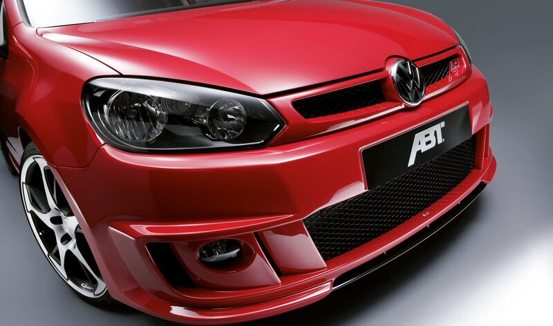 red volkswagen golf gti