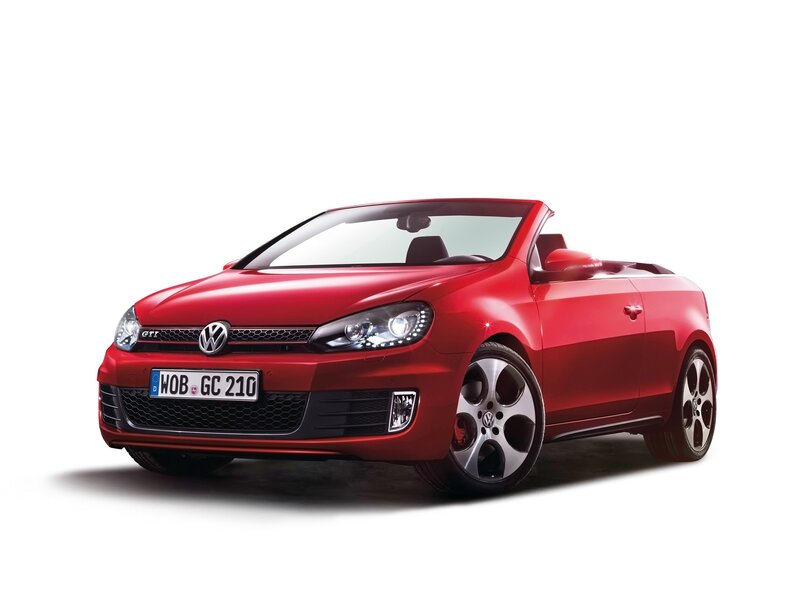 Red Volkswagen GTI Cabriolet