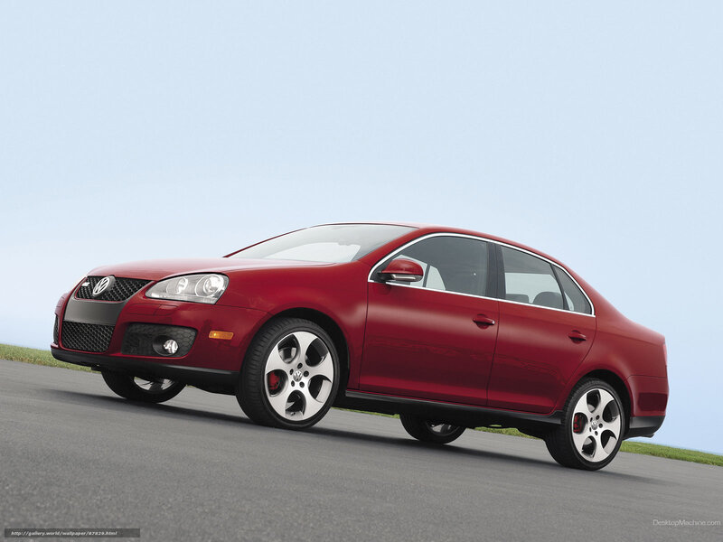 Red Volkswagen Jetta — Calm
