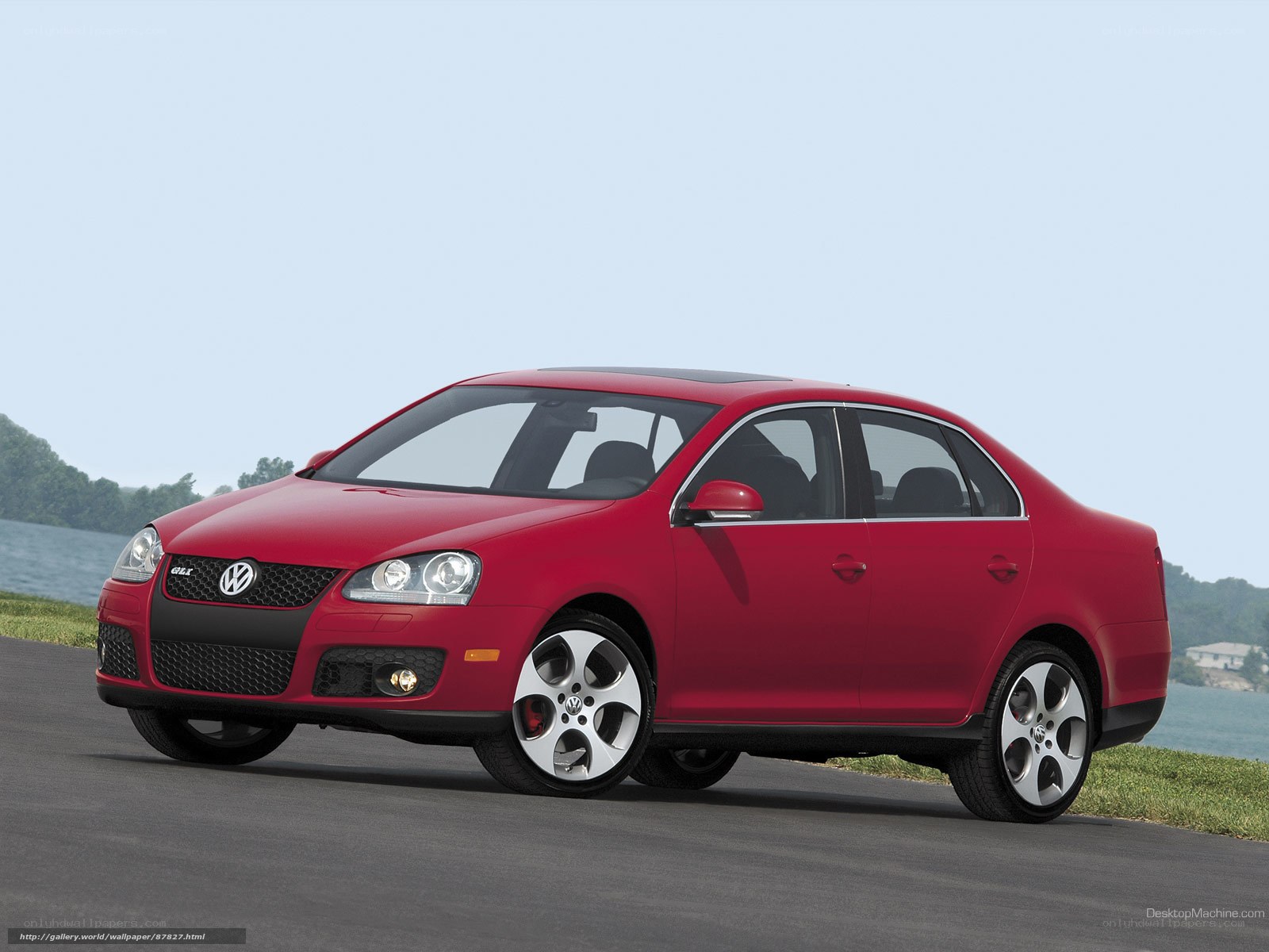Red Volkswagen Jetta GLI