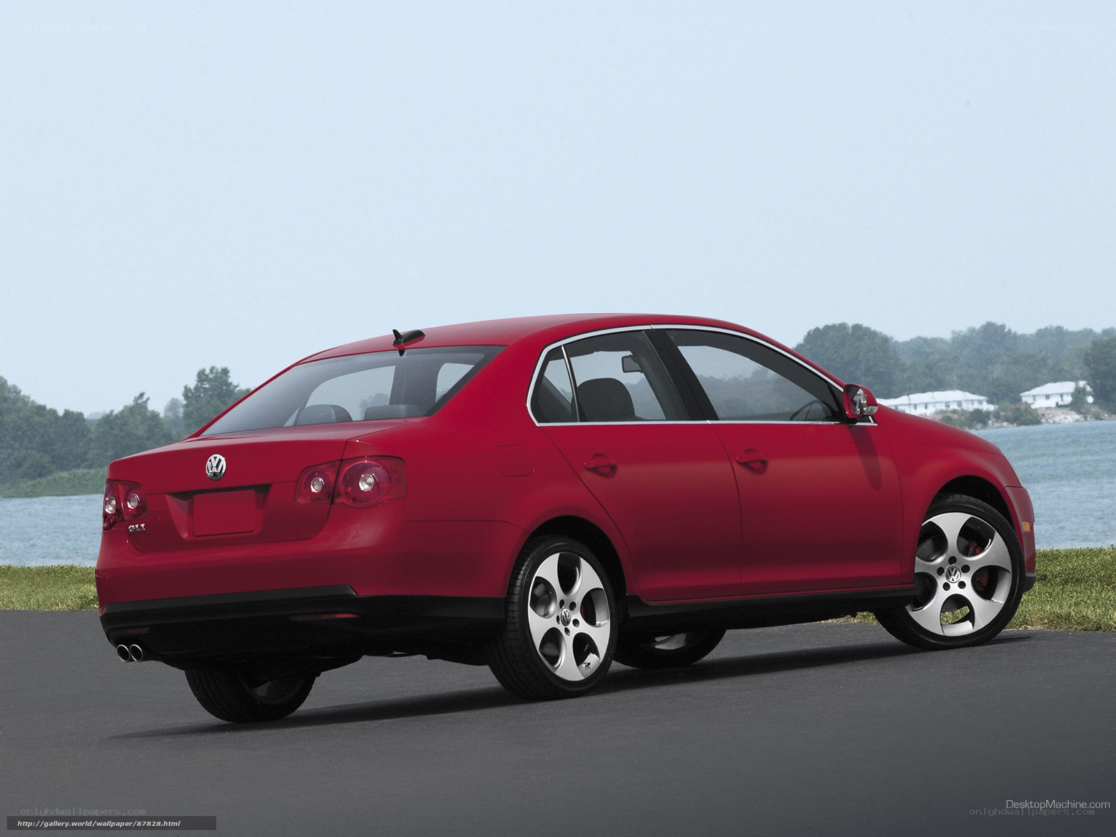 Red Volkswagen Jetta GLI